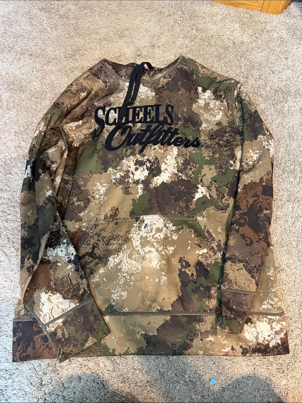 Scheels Outfitters Men’s Camo Pullover Hoodie - Green/Brown